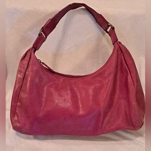 Fuschia Leather Naturalizer handbag